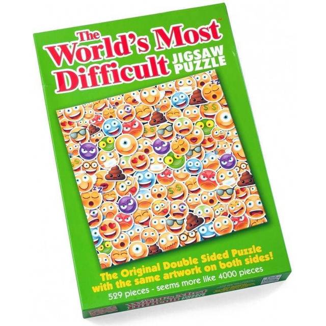 World's Most Difficult Jigsaw Puzzle Double Sided 529 Pcs