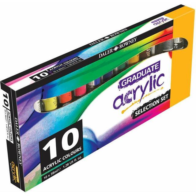 Daler Rowney Graduate Acrylic Paint Introduction Set 10 x 38ml