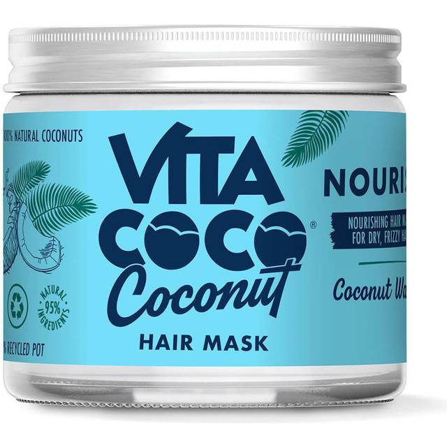 Vita Coco Nourishing Hair Mask for Dry and Frizzy Hair  Deep Hydration Coconut Hair Mask providing Smooth and Glossy Finish  Vegan Hairmask wit