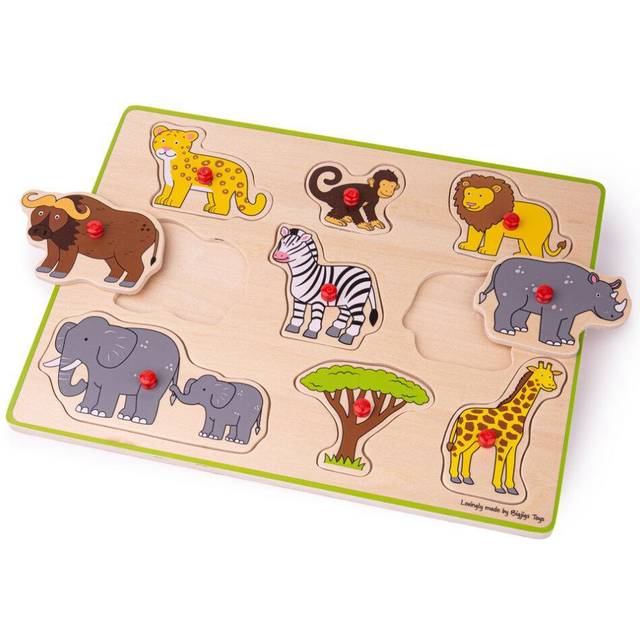 Bigjigs Toys Lift Out Puzzle - Safari