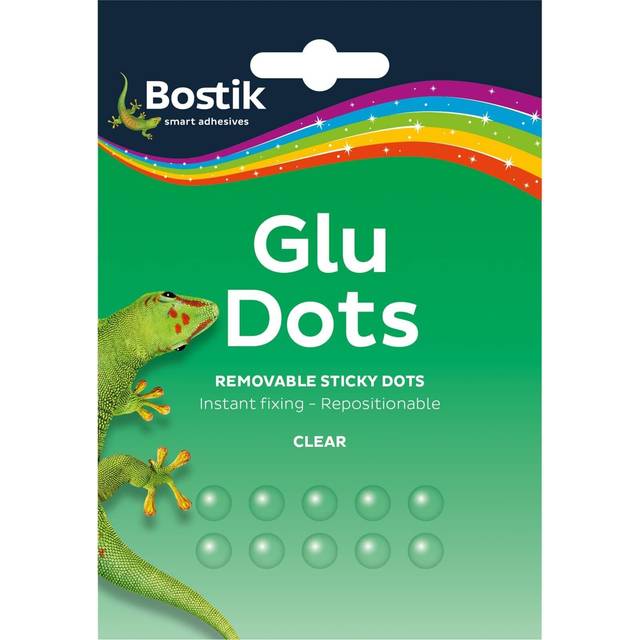Pack of 200 Bostik Glu Dots on Roll Removable - 0.80 x 0.20 x 0.2