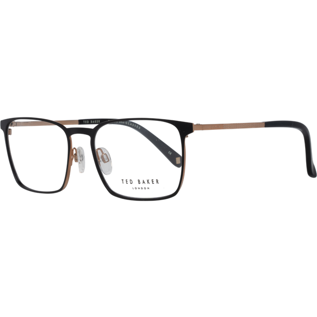 Ted Baker Mens Rectangular Unisex Black and Copper TB4270 Patton Metal (archived) - One Size