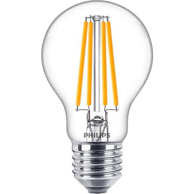 Philips GLS LED Light Bulb E27 10.5W (100W Eqv) Warm White CorePro Clear