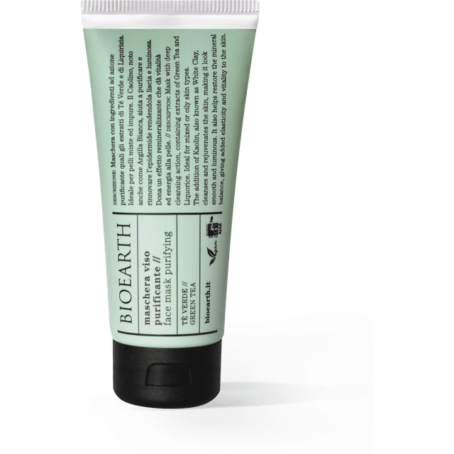 Bioearth Masks & Serums Purifying Face Mask Green Tea 100ml