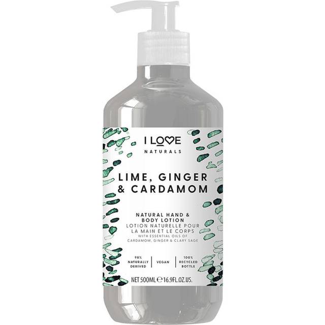 I Love Cosmetics Naturals Lime, Ginger & Cardamon Hand & Body Lotion 500 ml