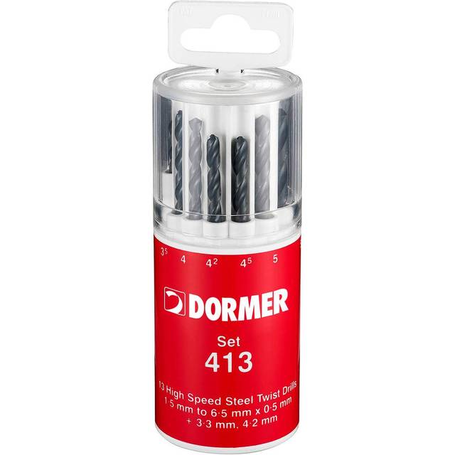 Dormer A191 NO.413 (13 Piece) Jobber Drill Set Plastic Cont