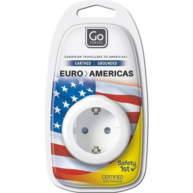GO TRAVEL Eu-Usa Adaptor |Vit |One Size
