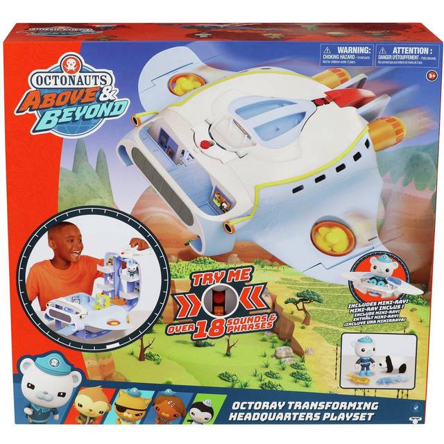 Octonauts Above & Beyond: Octoray Headquarters Transforming Playset and Mini-Ray Figure