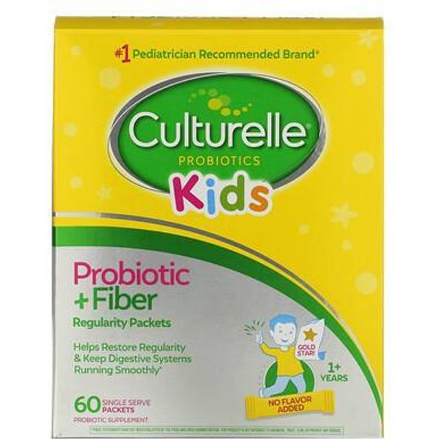 Culturelle  Kids  Probiotic + Fiber  1+ Years  Unflavored  60 Single Serve Packets