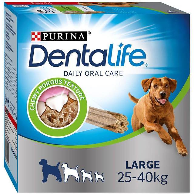 PURINA Dentalife Daily Oral Care för stora hundar (25-40 kg) - 18 sticks (6 x 106 g)