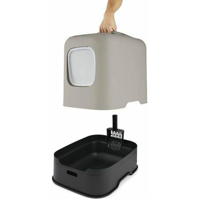 Rotho MyPet 4005207422 Kattlåda, Beige, 51 x 39,5 x 44,3 cm