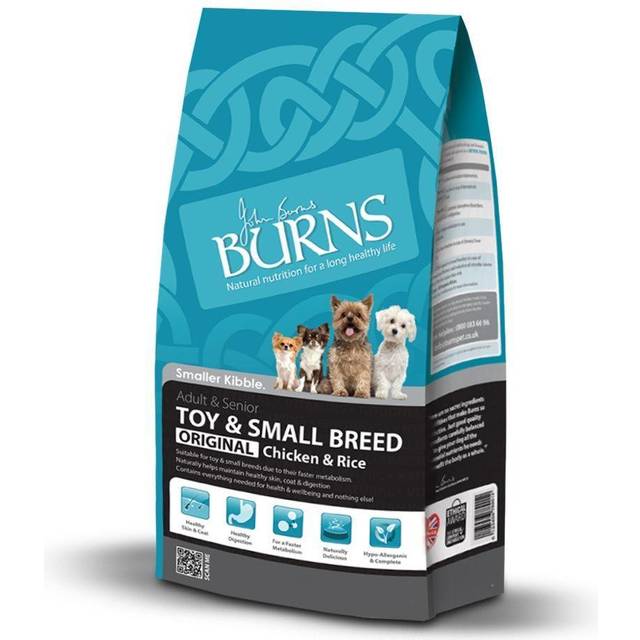 Burns Adult & Senior Original Toy & Small Breed - Chicken & Rice - 2kg