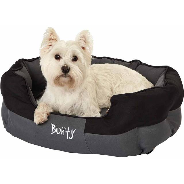 Bunty Anchor Medium Black Pet Bed - 50 - 60cm