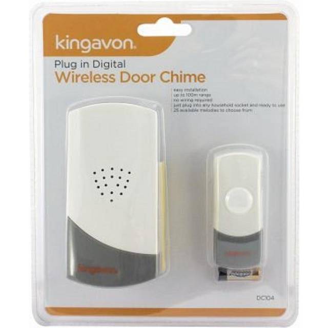 Plug In Digital Wireless Door Chime Bell Easy Use No Installation