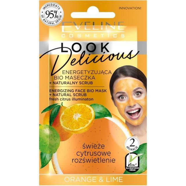 Eveline Cosmetics Look Delicious Energizing Face Bio Mask Orange & Lime