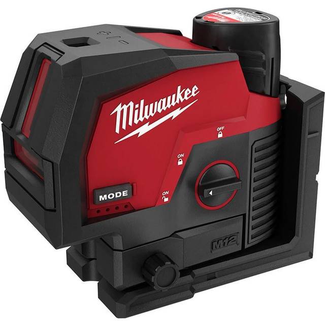 Milwaukee M12CLLP-301C 12V Green Cross Line and Plumb Points Laser Kit