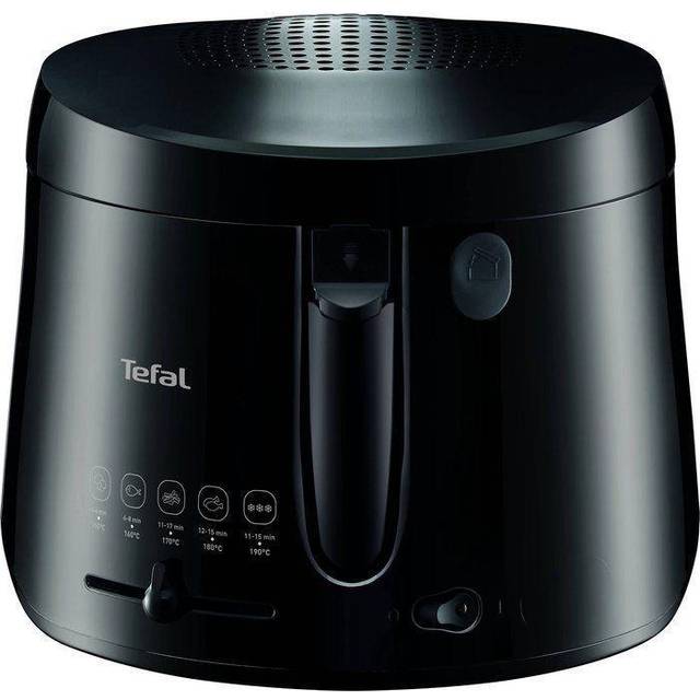 Tefal FF1078 Maxi Fry fritös | Cool Wall Technology | upp till 1,2 kg kapacitet | fällbart handtag | kompakt storlek | justerbar termostat från 150 °C till 190 °C | Svart