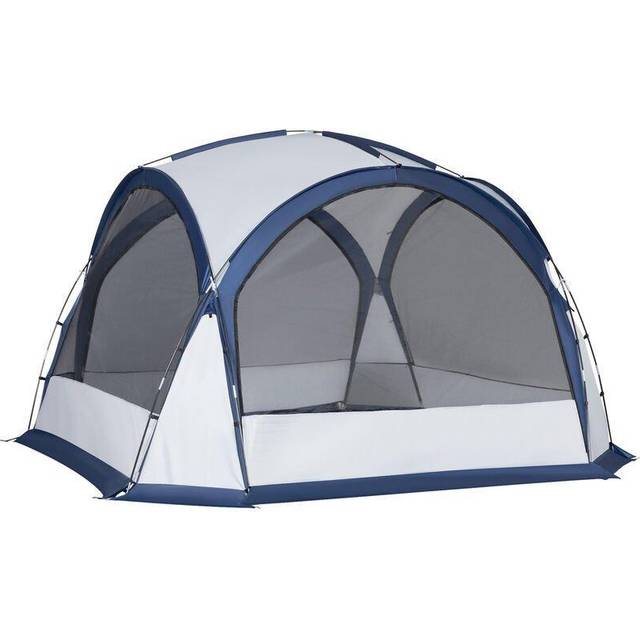 Outsunny Dome Tent for 6-8 Person Camping Tent w/ Zipped Mesh Doors Lamp Hook | TJ Hughes