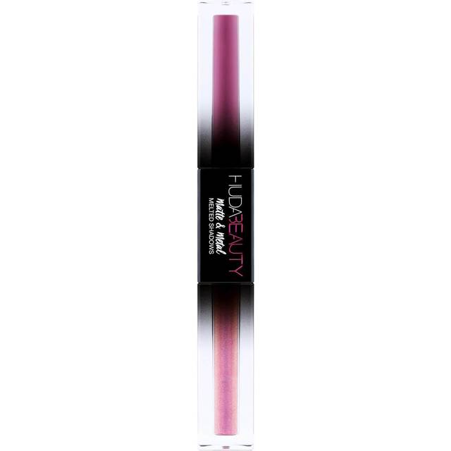 HUDA BEAUTY EYESHADOW MATTE & METAL MELTED SHADOWS SILK BOMBER & BUBBLEGUM