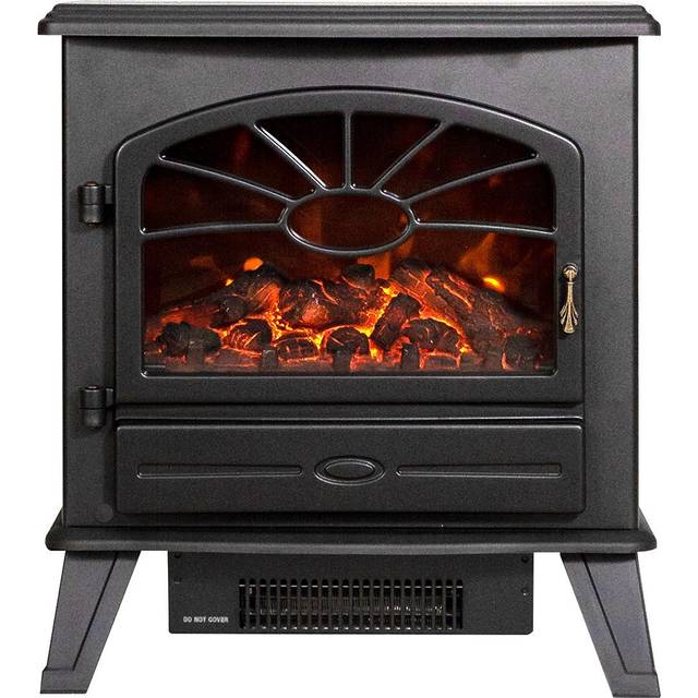 Focal Point Fires 1.8kW ES3000 LED Stove - Black, Black