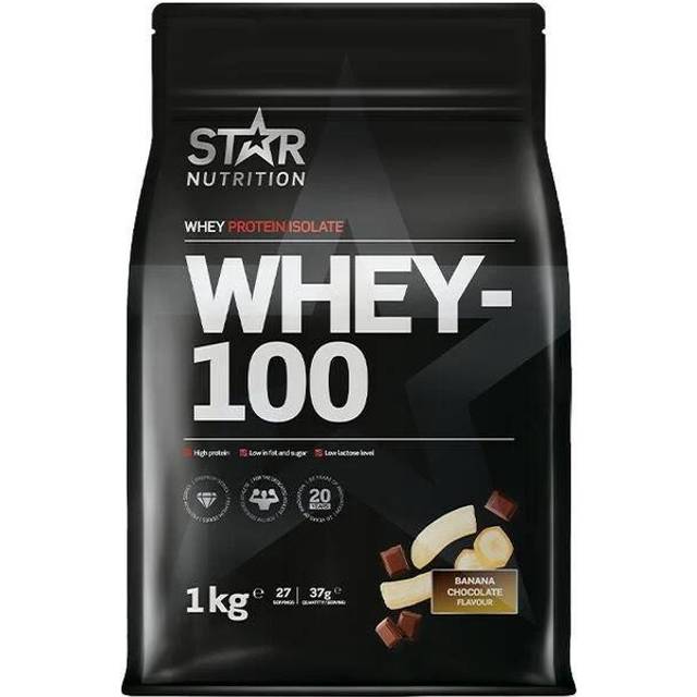 Star Nutrition Whey-100 1 kg - Banana Chocolate