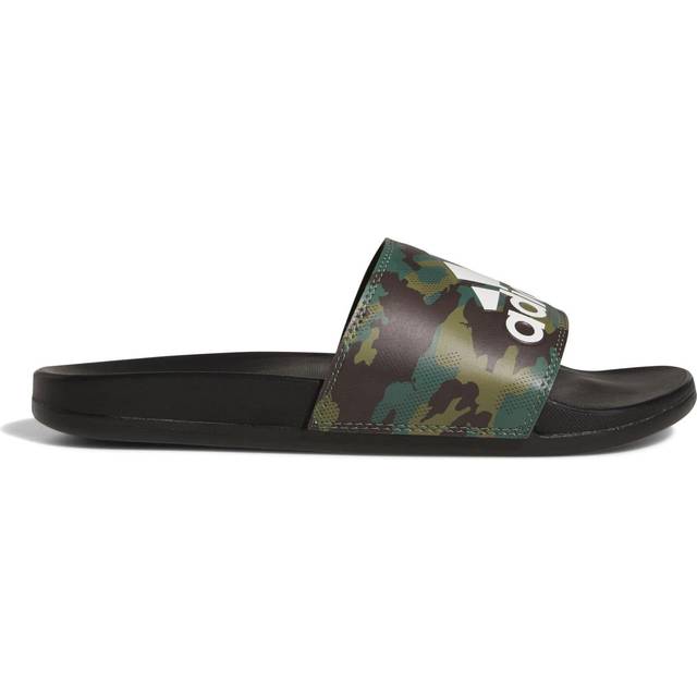 adidas Originals Badtofflor adilette Comfort - Svart/Grön - ['Svart'] (39)