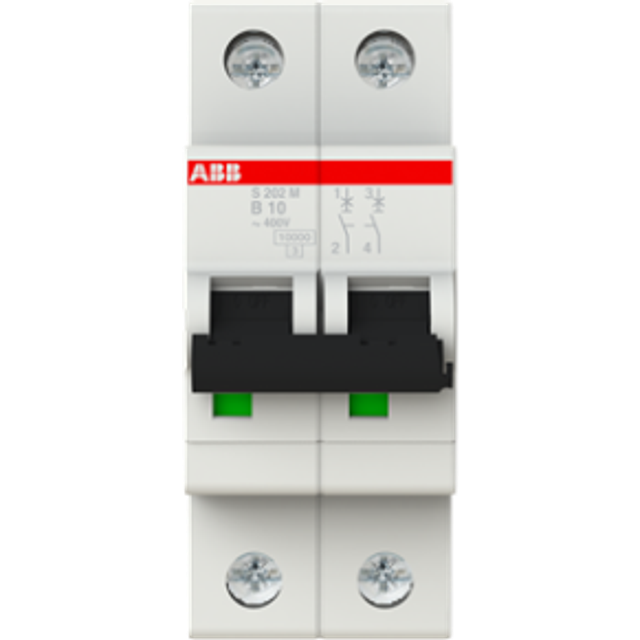 S202M-B10 - Miniature circuit breaker 2-p B10A S202M-B10