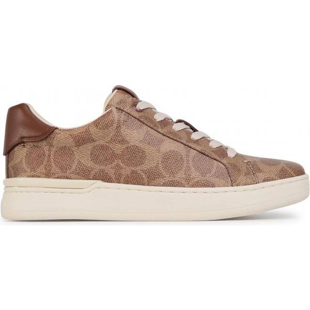 COACH Women's Non Tech Athletic Lowline Luxe Low Top Sneaker   Color Tan  Size 5