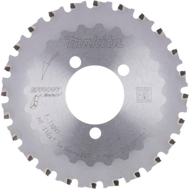 Makita SPECIALIZED Circular Saw Blade for DSC251 Rebar Cutter 110mm 24T 34mm