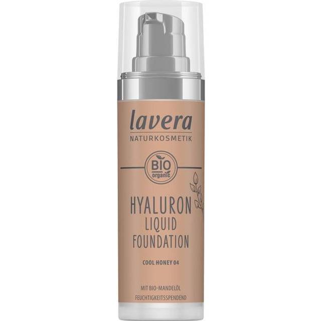 Lavera Hyaluron Liquid Foundation Cool Honey 04 Natural Cosmetics Vegan