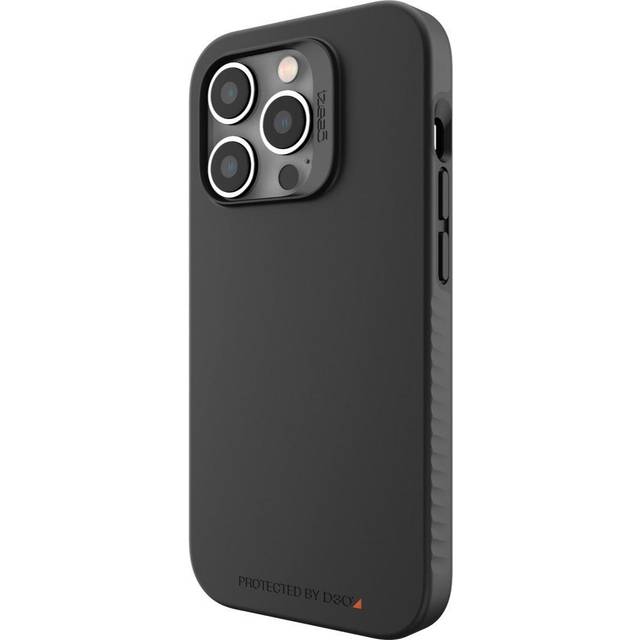 ZAGG Gear 4 Rio D30 Protective Case Compatible with iPhone 14 Pro, Shockproof, MagSafe Compatible, Wireless Charging, 5G, (Black)