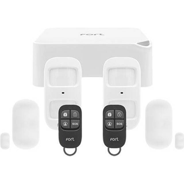 ESP Fort Smart Alarm Kit - 1 X Smart Hub, 2 X Pet PIR, 2 X Door/Window Contact, 2 X Remote Control - ECSPK6