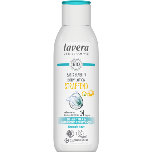 Lavera Basis Sensitiv Firming Body Lotion With Organic Aloe Vera & Natural Coenzyme Q10 For Normal Skin 250ml