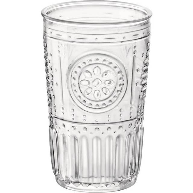 475ml Romantic Highball Glasses - Pack of Four - Green