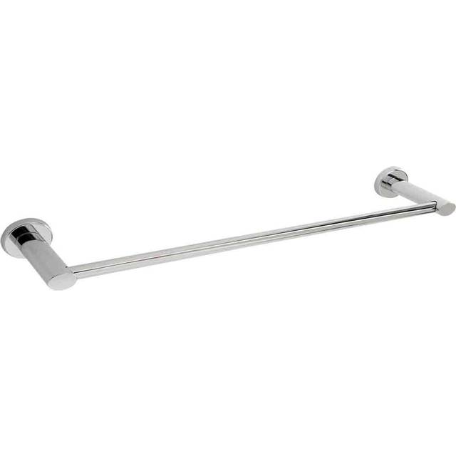 Showerdrape Wall Mounted Chrome Eternity Towel Rail, Grey