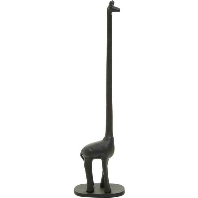 Maison by Premier Black Giraffe Toilet Roll Holder
