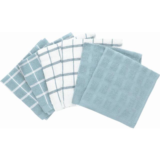 Ritz 100% Terry Cotton  Highly Absorbent Dish Cloth Set  12  x 12   6-Pack  Dew