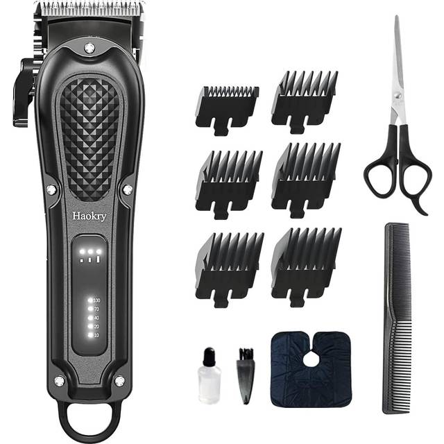 Haokry Hair Clippers for Men Professional - Cordless&Corded Barber Clippers for Hair Cutting & Grooming  Rechargeable Beard Trimmer