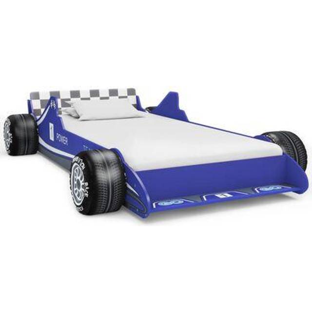 vidaXL Children's Race Car Bed 90x200 cm Blue