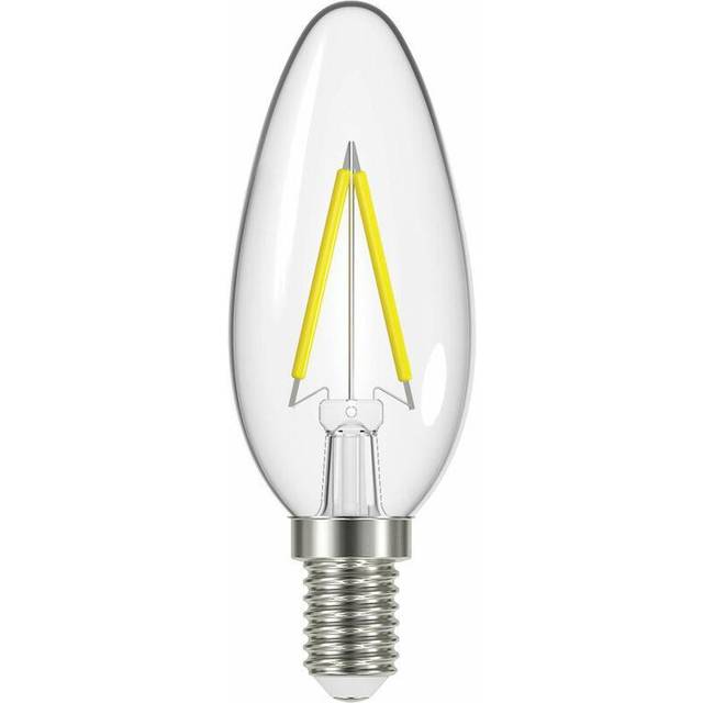 Energizer 4w E14 SES 2700k Clear LED Filament Candle Bulb - Extra Warm White