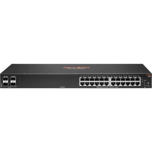 HPE Aruba Networking 6000 24G 4SFP Managed L3 Gigabit Ethernet (10/100/1000) 1U