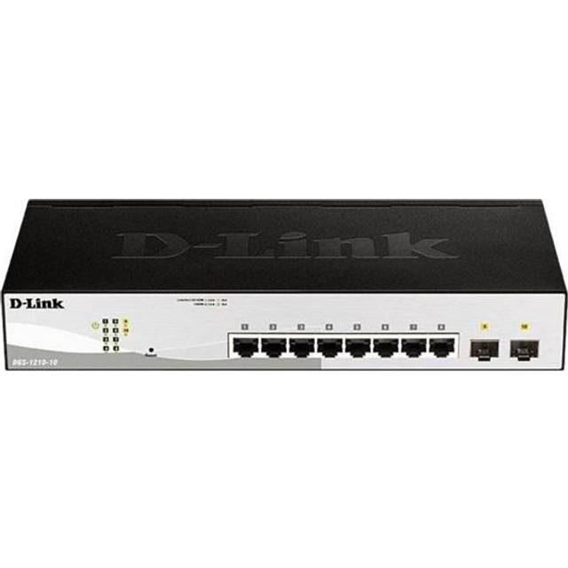 D-Link 10-Port Gigabit Smart Managed Switch with 2 SFP ports