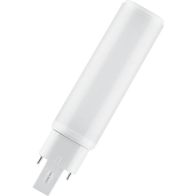 OSRAM DULUX D 13 LED-lampa för G24D-1 sockel, 5 Watt, 1000 Lumen, Varmvit (3000K), roterbar, ersättning för konventionell 13W Dulux glödlampa