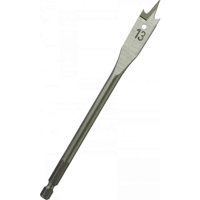 Milwaukee Hex Shank Flat Drill Bit 13mm 160mm Pack of 1