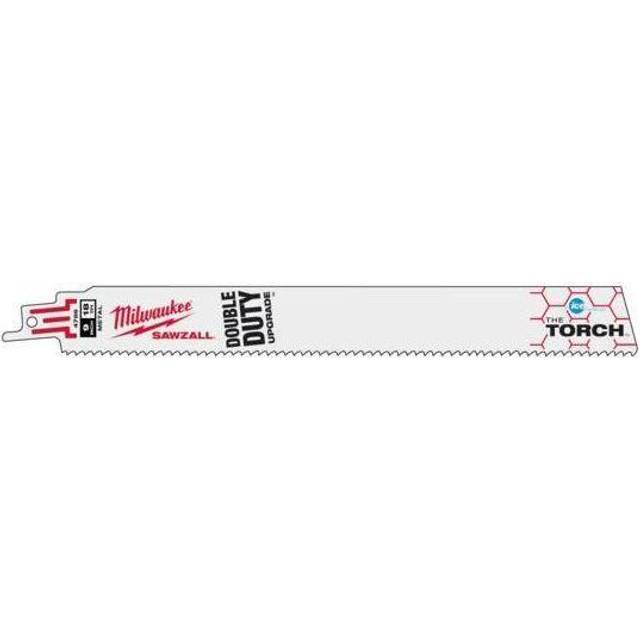 Milwaukee 48004788 230mm x 18tpi Ice Hardened Medium Metal Demolition Sawzall Blades Pack - 5pk