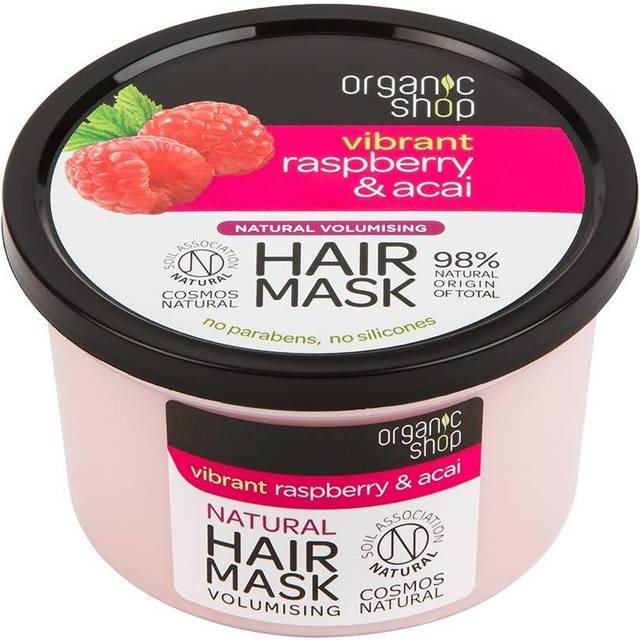 Organic Shop Vibrant Raspberry & Acai Hair Mask 250ml