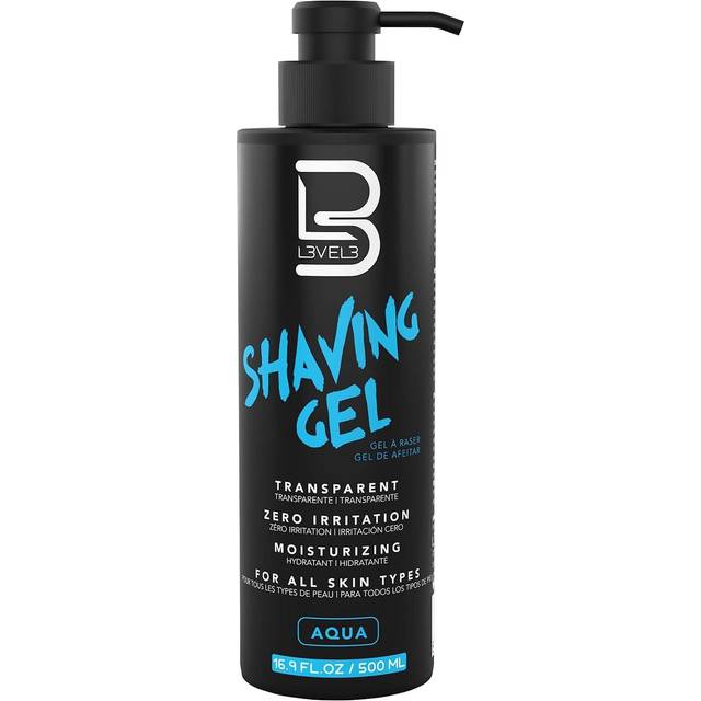 L3VEL3 Transparent Shaving Gel Aqua 500ml