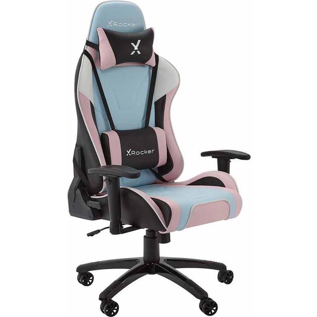 Agility eSport Gaming Chair Racing PC Reclining Adjustable Gaming Seat - Pink - One Size