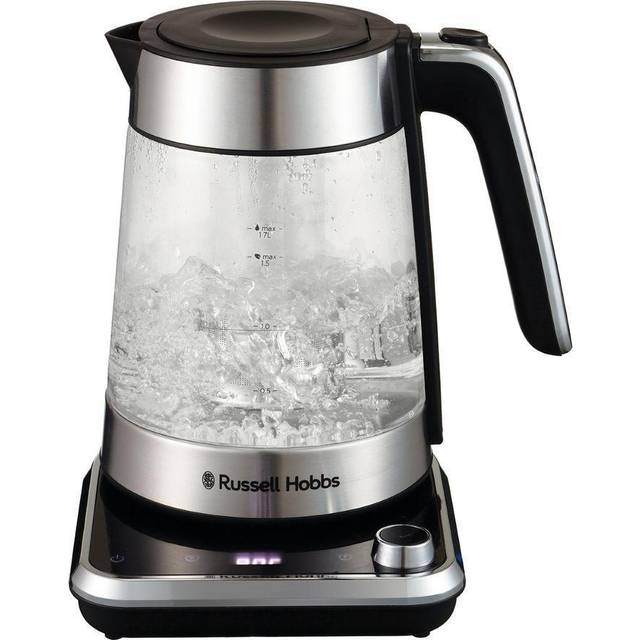 Russell Hobbs Attentiv Variable Temperature Kettle 40-100°C With Touch Screen Controls - Silver (1.7L)
