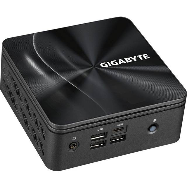 Gigabyte GB-BRR3H-4300, UCFF, Mini PC barebone, DDR4-SDRAM, M.2, PCI Express, Serial ATA III, Wi-Fi 6 (802.11ax), 90 W